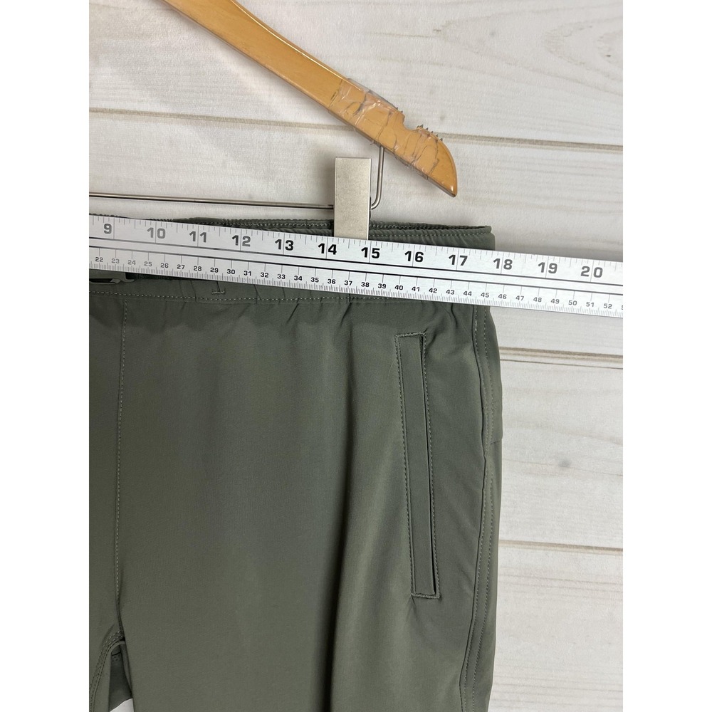 Eddie Bauer Pants Womens 12‎ Green Cargo Stretch Outdoor Belted Hiking Pockets - Picture 4 of 9